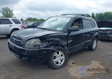 2008 Hyundai Tucson Limited V6/Se из США, поврежденный, VIN KM8JN72D68U741588